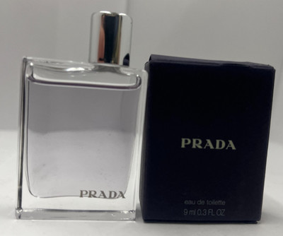 Prada Pour Homme by Prada Eau de Toilette Miniature for Men 0.03 Oz 9ml VINTAGE