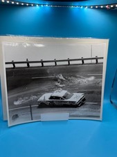 Vintage 8 x 10 promo Original photo NASCAR Joe Weatherly Wreck