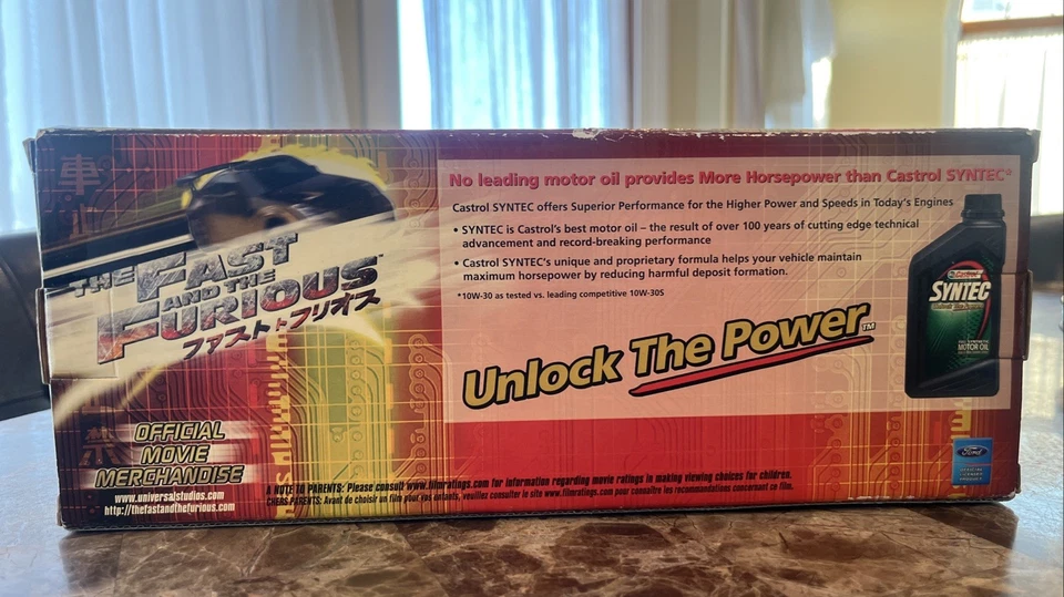 Fast and Furious 1967 Ford Mustang 1:18 Diecast Castrol Syntec Ltd Edition RARE - Image 4 of 4