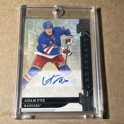 2019-20 UD Artifacts Adam Fox Rookie Auto #XI