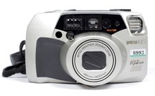 Pentax IQZoom 200 compact 35mm film camera with massive 48-200mm zoom lens 8993