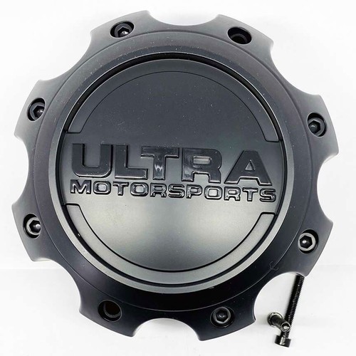 Ultra Motorsports A89-9782SBB Center Cap Matte Black w/Black Logo 8-Lug - Picture 2 of 6