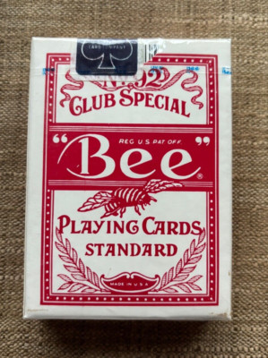 Bee Playing Cards, sealed - Club Special Standard