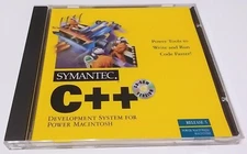 RARE VINTAGE - SYMANTEC C++ (RELEASE 5) CD ROM FOR MACINTOSH APPLE 1996 USA