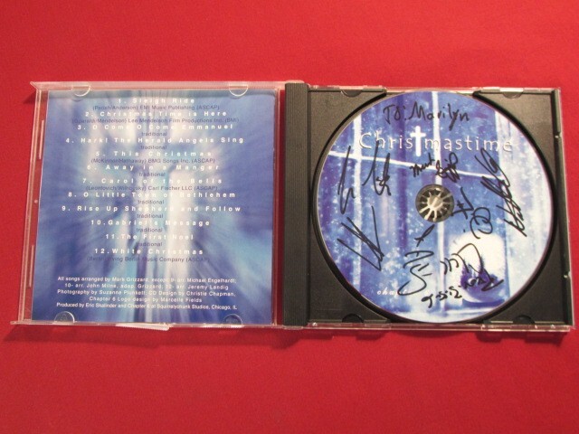 CHRISTMASTIME CHAPTER 6 CD THE FIRST NOEL AUTOGRAPHED - ENTIRE
