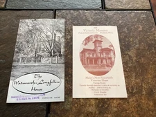 Early Portland, Maine The Wadsworth Longfellow House, Victoria Mansion Brochures