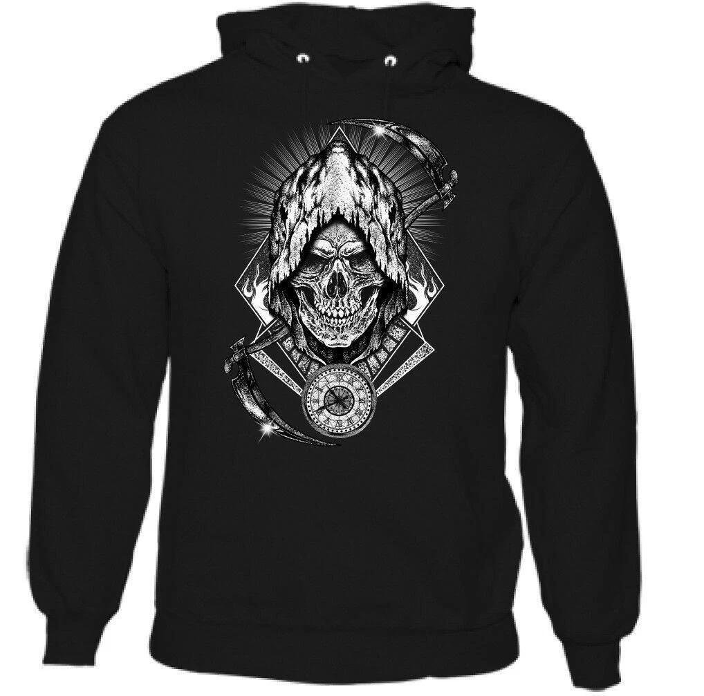 Skull in best sale hoodie