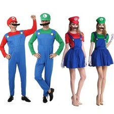 SuperMario Adult Dresses Carnival Dresses - Mustache and Hat INCLUDED 
