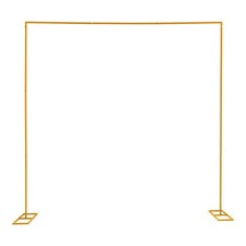 9.8x9.8FT Wedding Arch Metal Stand Backdrop Flower Balloon Frame Party Event Dec