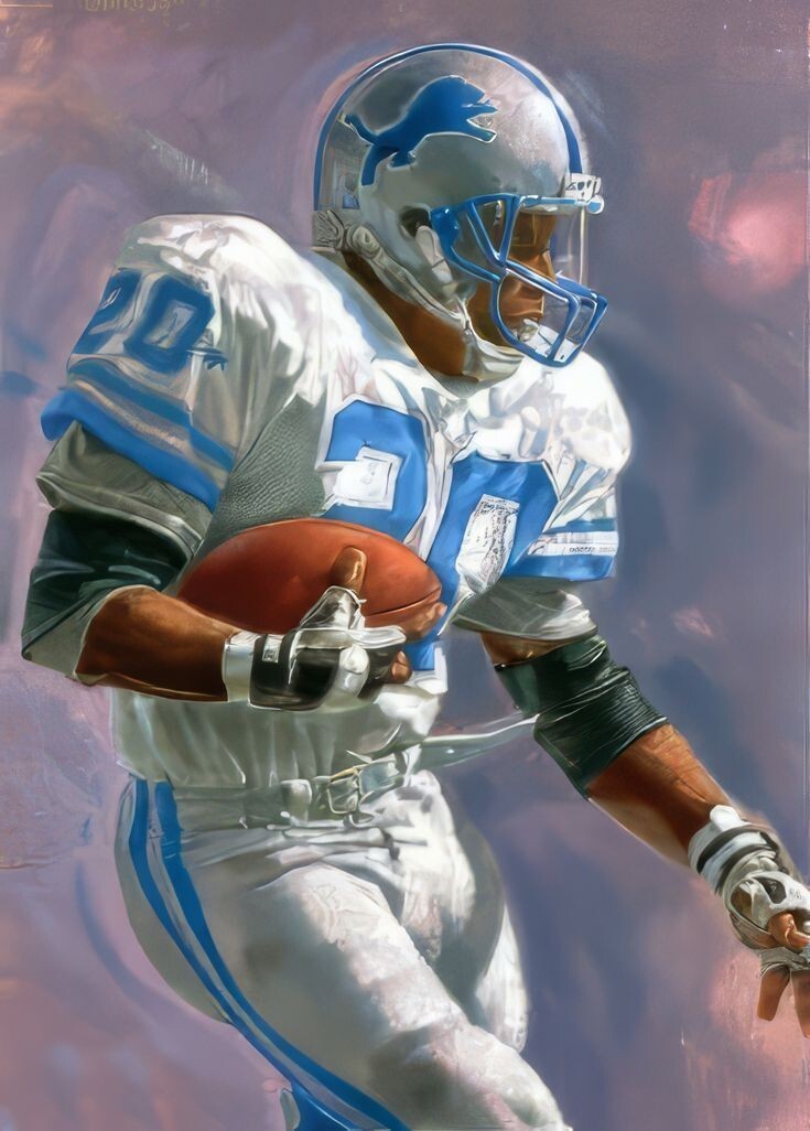 Barry Sanders Detroit Lions NFL Trading Cards Free Shipping
