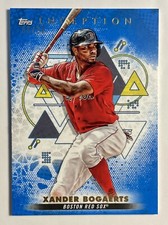 2022 Topps Inception Xander Bogaerts Blue SP Parallel /25 Boston Red Sox Padres 