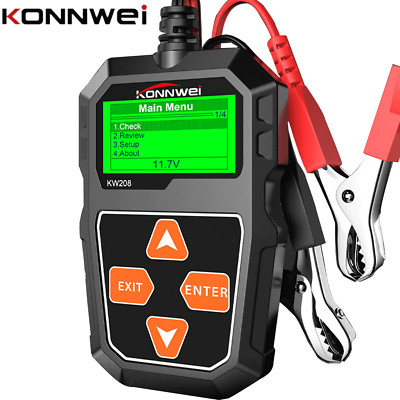 Konnwei KW208 12V Batterietester Digitale Auto Diagnose Anlasstest Ladetest GEL