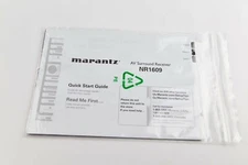ORIGINAL New Marantz NR1609 AV Surround Receiver  Quick Start Guide