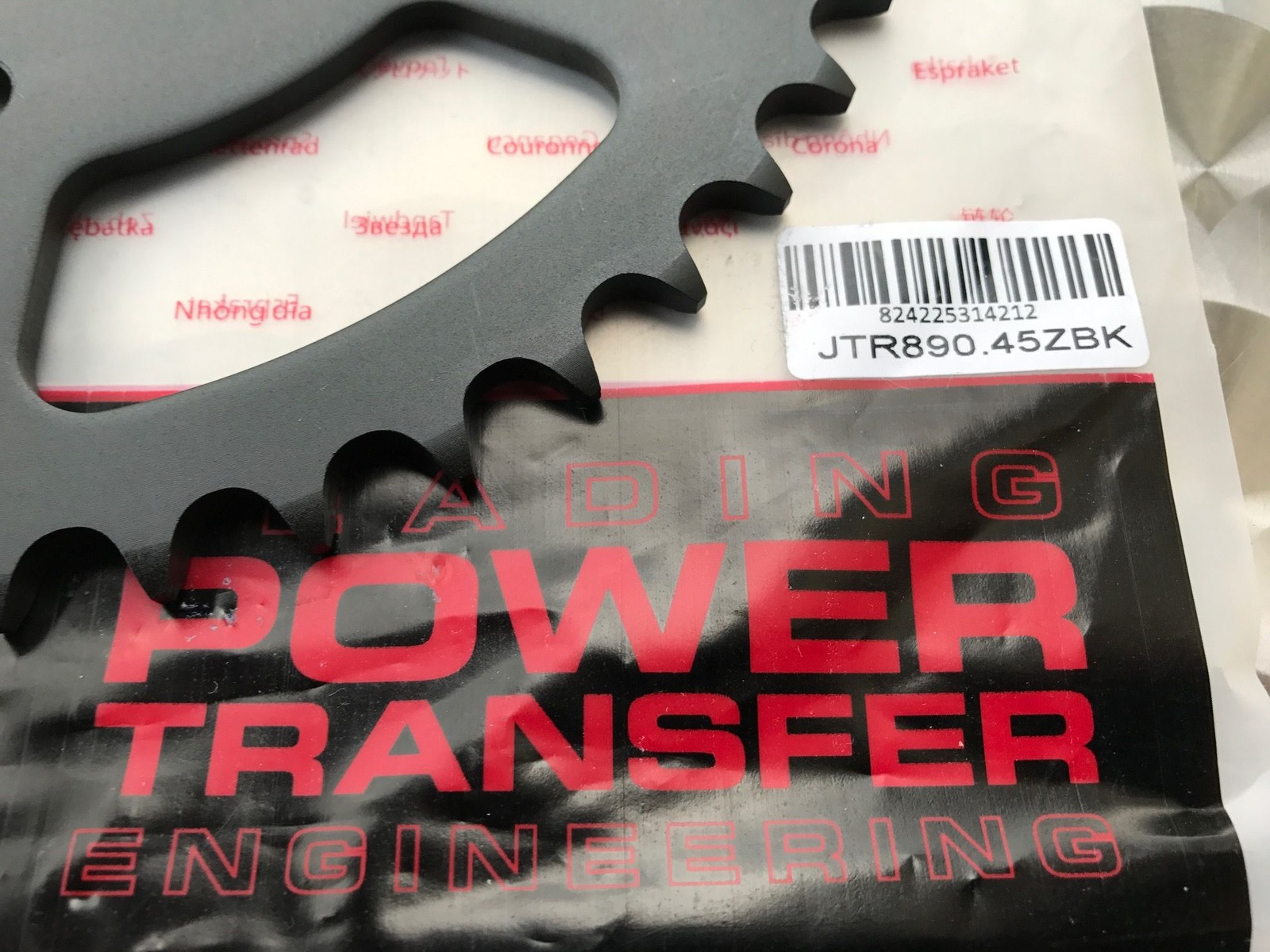 JT Stahl Kettenrad 45 Z KTM 125, 200, 390 Duke, RC 125, 520, 89045