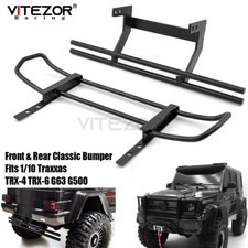 Parachoques clásico de metal F&R para oruga 1/10 Traxxas TRX4 TRX-4 TRX-6 TRX6 G63 G500