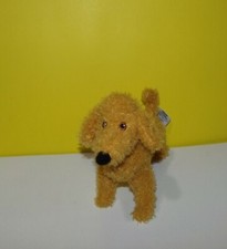 Disney Store Fancy Nancy Frenchy Dog Plush 8" Stuffed Animal Toy Sewn Eyes
