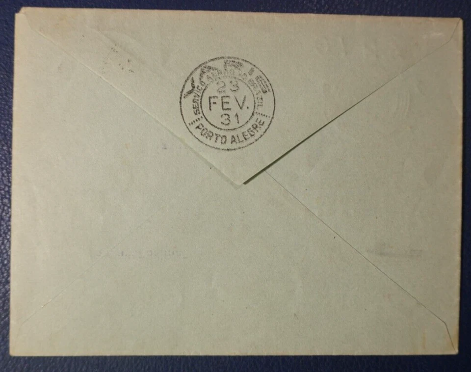 Brasil Varig 1931 Porto Alegre-Santa Cruz-Santa Maria & Vice versa II - Imagem 2 de 2