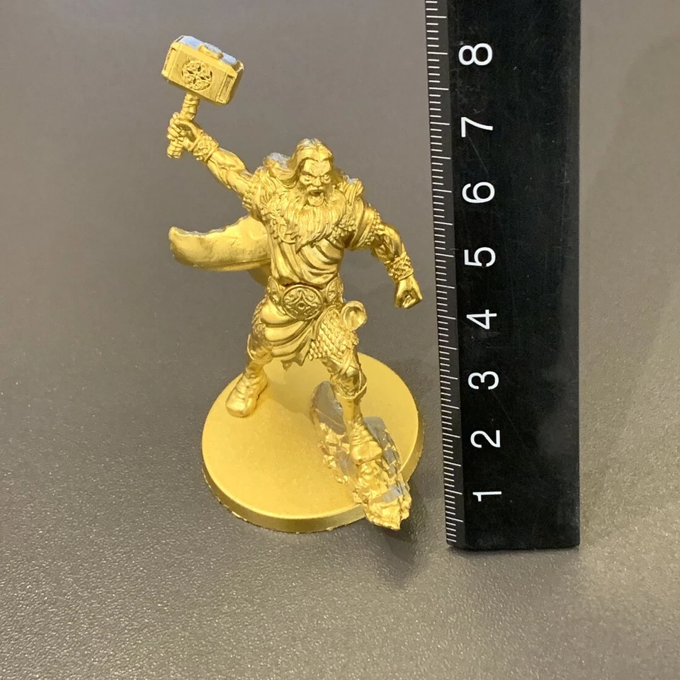 Thor Blood Rage Golden Gods of Asgard Board Game Miniatures Kickstarter Toys  - Image 2 of 4