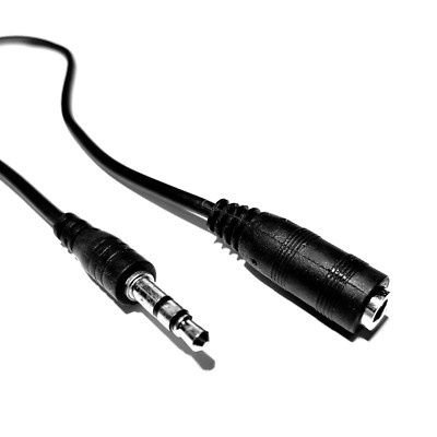 1m Audio Kabel 3,5mm Klinke Verlängerung Verlängerungskabel Klinkenkabel schwarz