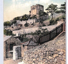 GIBRALTAR KEVII *Moorish Castle* Postcard 1907 Bridgnorth {samwells-covers}PH216