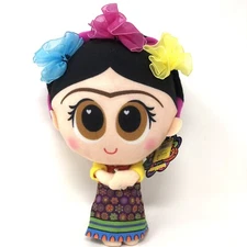 Amparin Frida Kahlo The World Famous Mexican Artist & Feminist Plush Doll 8”