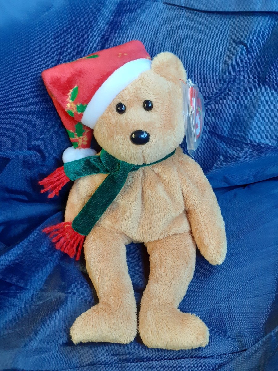 2003 Holiday Teddy - Christmas Bear - Ty Beanie Baby Babies | eBay