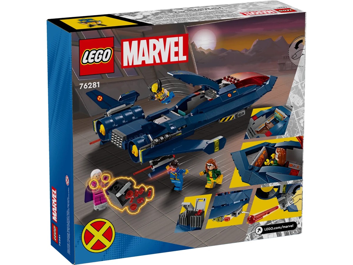 Lego X-Men X-Jet 76281 Super Heroes Minifigure Building Set | eBay