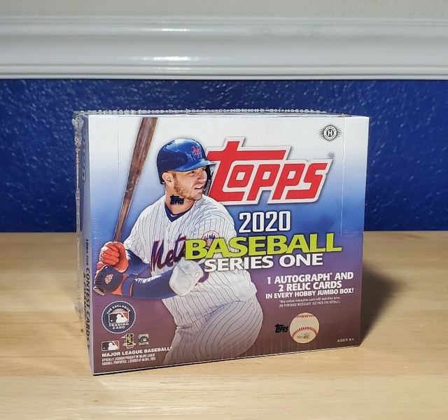 NEW Factory Sealed 2020 TOPPS Series 1 Baseball Card Jumbo Hobby Box Auto/ Relic eBay