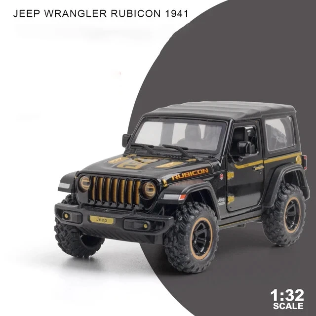 Jeep Wrangler Rubicon Off-Road Alloy Model Car Diecast 1/32 Scale - Choose color - Image 2 of 4