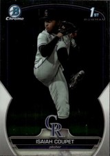 2023 Bowman Draft Isaiah Coupet #BDC-37 Chrome Colorado Rockies