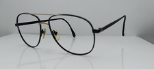 Vintage LC Basics 3 Black Metal Pilot Sunglasses FRAMES ONLY Hong Kong