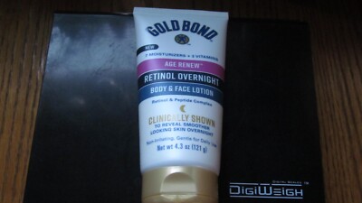 1 Pc Gold Bond Age Renew Retinol Overnight Body Face Lotion 4.3 OZ EA  