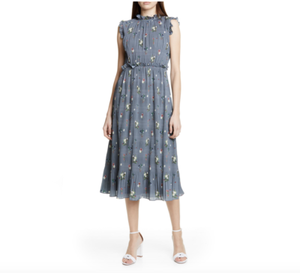 ted baker plisse dress