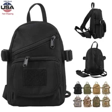 Tactical Small Molle Sling Backpack Chest Military Shoulder Bag Crossbody Pack