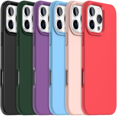 Silikon Hülle für Apple iPhone 16 Pro Max / 16 Plus MAGSAFE ARMOUR Soft Gel Cover