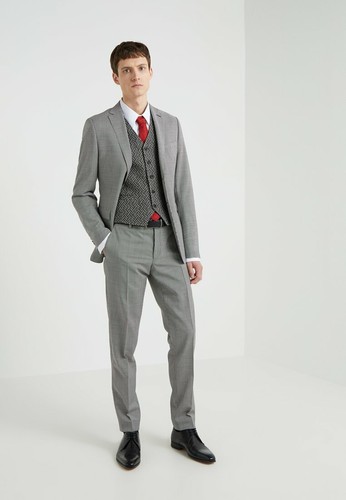Traje MICHAEL KORS 2 Piezas - 100% Lana - Cuadros - Calce Ajustado - Talla UK42R - Imagen 5 de 12