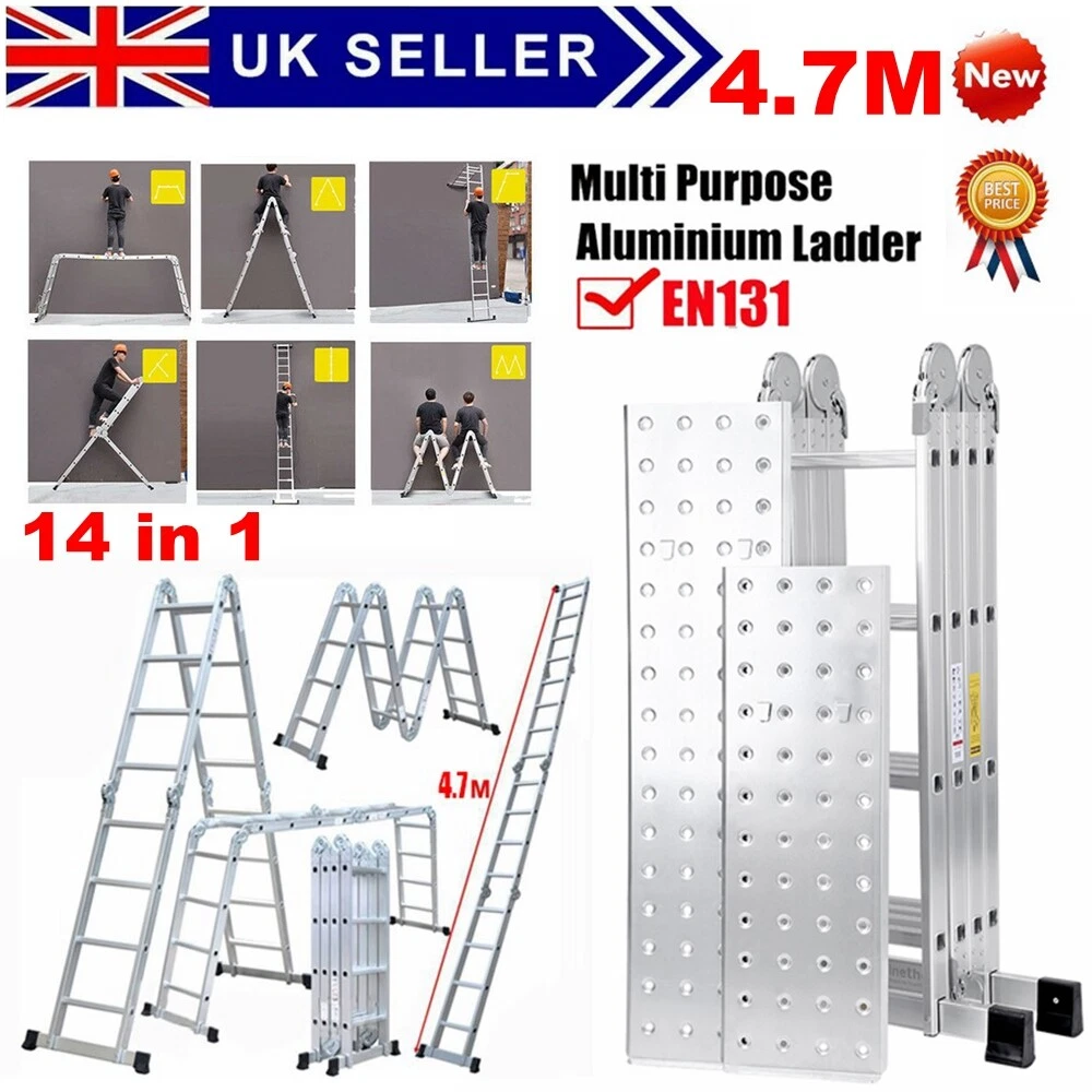 15.4FT 14 IN 1 Combination Muti Purpose Aluminium Folding Step