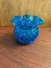 Fenton Hobnail Blue Case