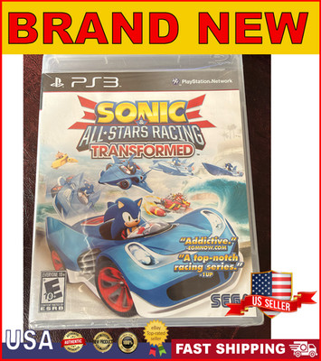 PLAYSTATION 3 - SONIC & ALL-STARS RACING TRANSFORMED BRAND NEW SEALED