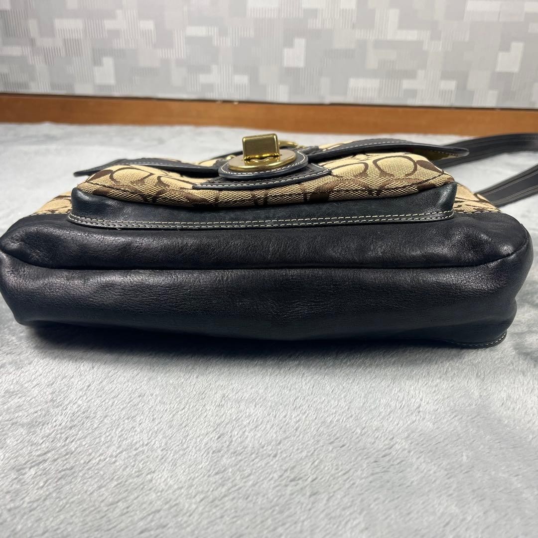 Coach Legacy Shoulder Bag Canvas Brown Authentic G0204591 thumbnail 5