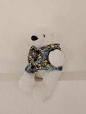 Coca-Cola Polar Bear Plush Toy Hawaiian Shirt Stuffed Animal Coke Collectible