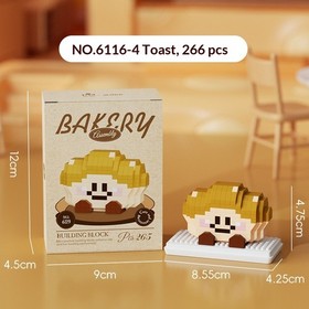 Bread Head Swiss Roll Basque Building Blocks Educational Toy Gift