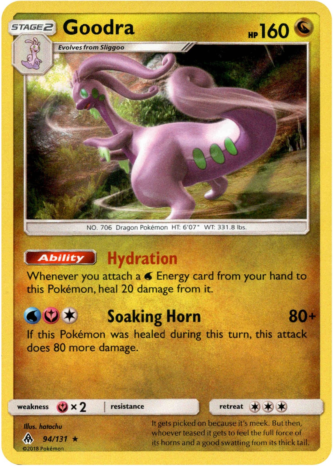 Goodra - 94/131 - Forbidden Light - Holo