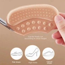 2pcs Adjustable Size Sports Shoes Heel Pad Pain Relief Patch Design Heel Pads A