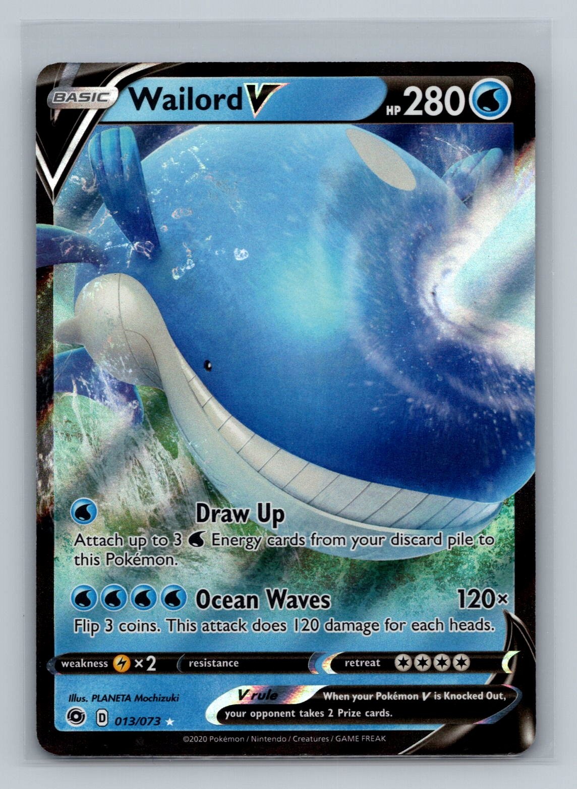 Pokemon Champion's Path #13/73 Wailord V Ultra Rare