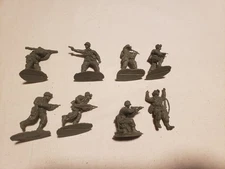 8 Conte Collectables WW2 101st Airborne D-Day US GI Figures 54mm 1/32 Scale