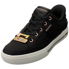 Image of Skechers Slip-ins Arch Fit Arcade Womens Casual Trainers in Black - 6 UK