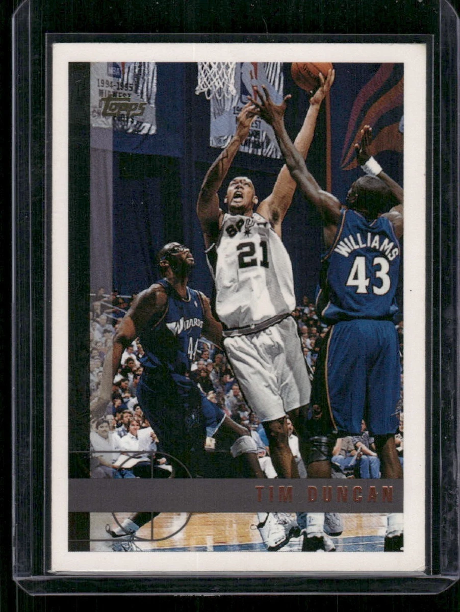 Topps Tim Duncan Basketball Rookie Sports Trading Cards for sale