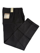 Haggar NEW Black MYNX No Iron Classic Fit Expandable Waist Men 34x34 Dress Pants