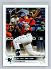 2022 Topps - #611 Payton Henry Miami Marlins Baseball Card